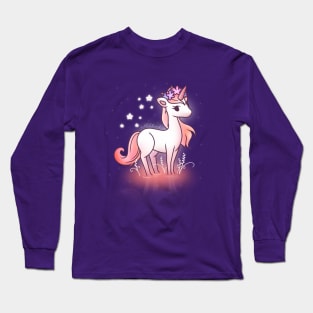 Cute Unicorn Design Long Sleeve T-Shirt